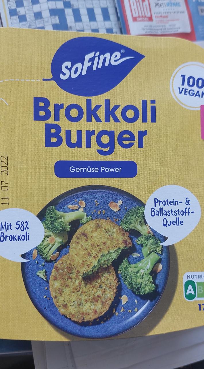 Фото - Brokkoli Burger Gemüse Power Sofine