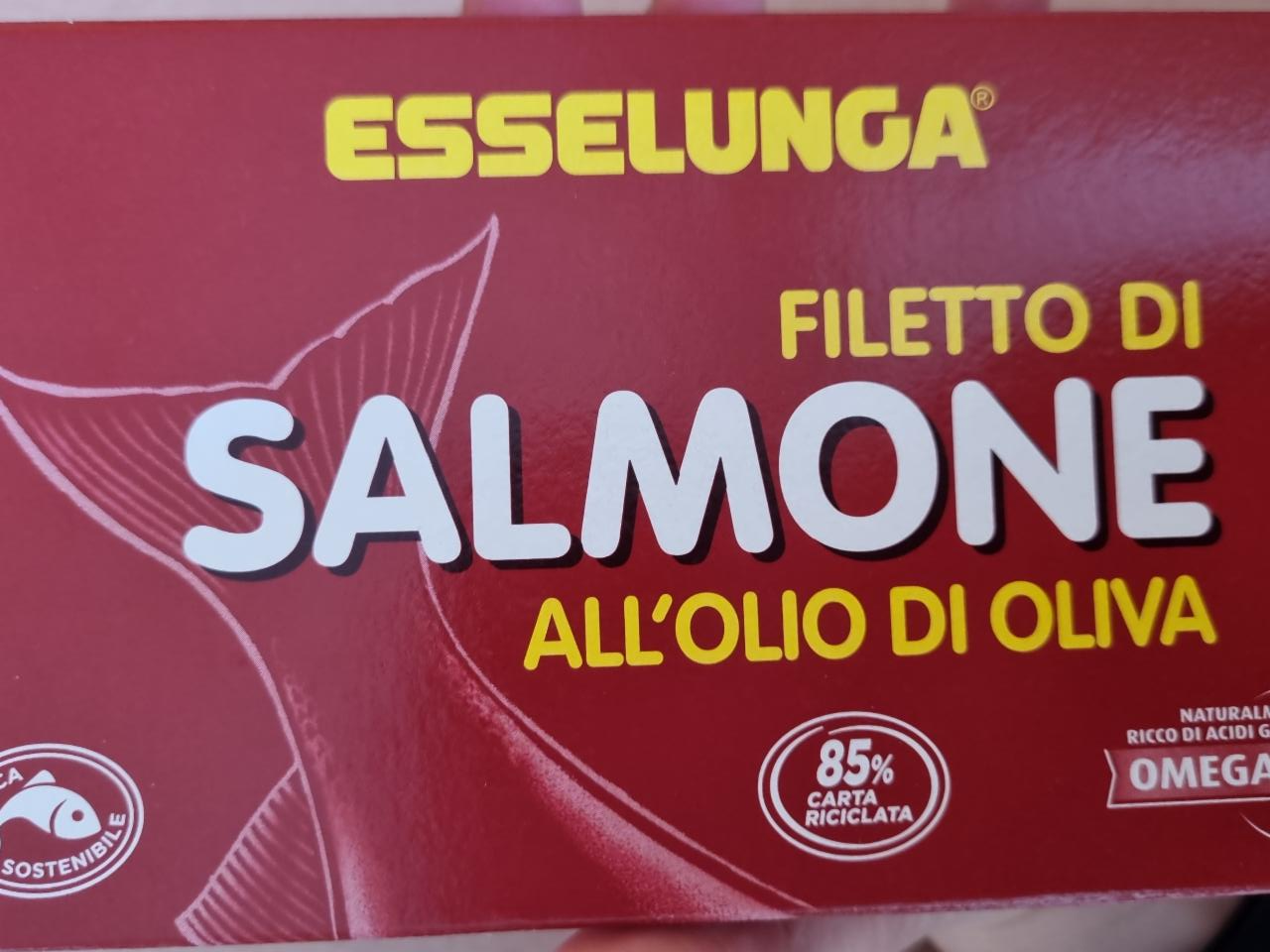 Фото - Лосось консервированый в оливковом масле Salmone Esselunga