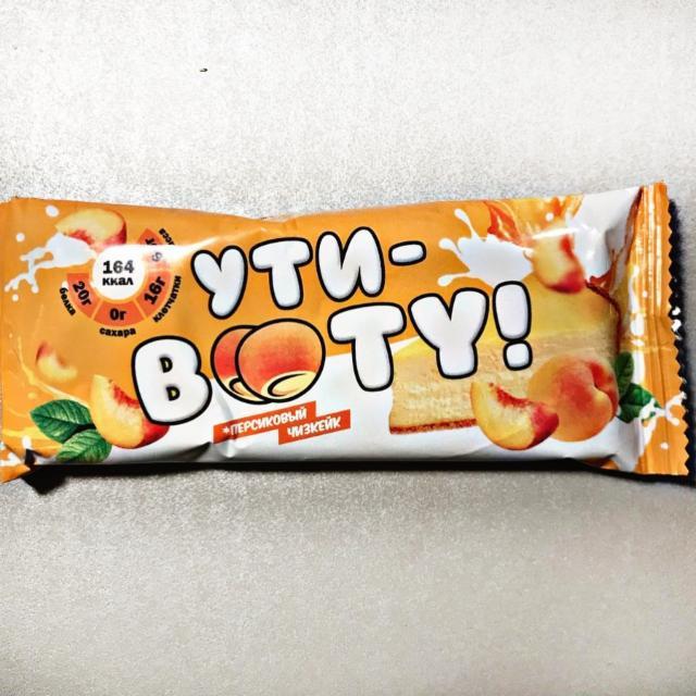 Фото - Батончик Ути-booty персиковый чизкейк