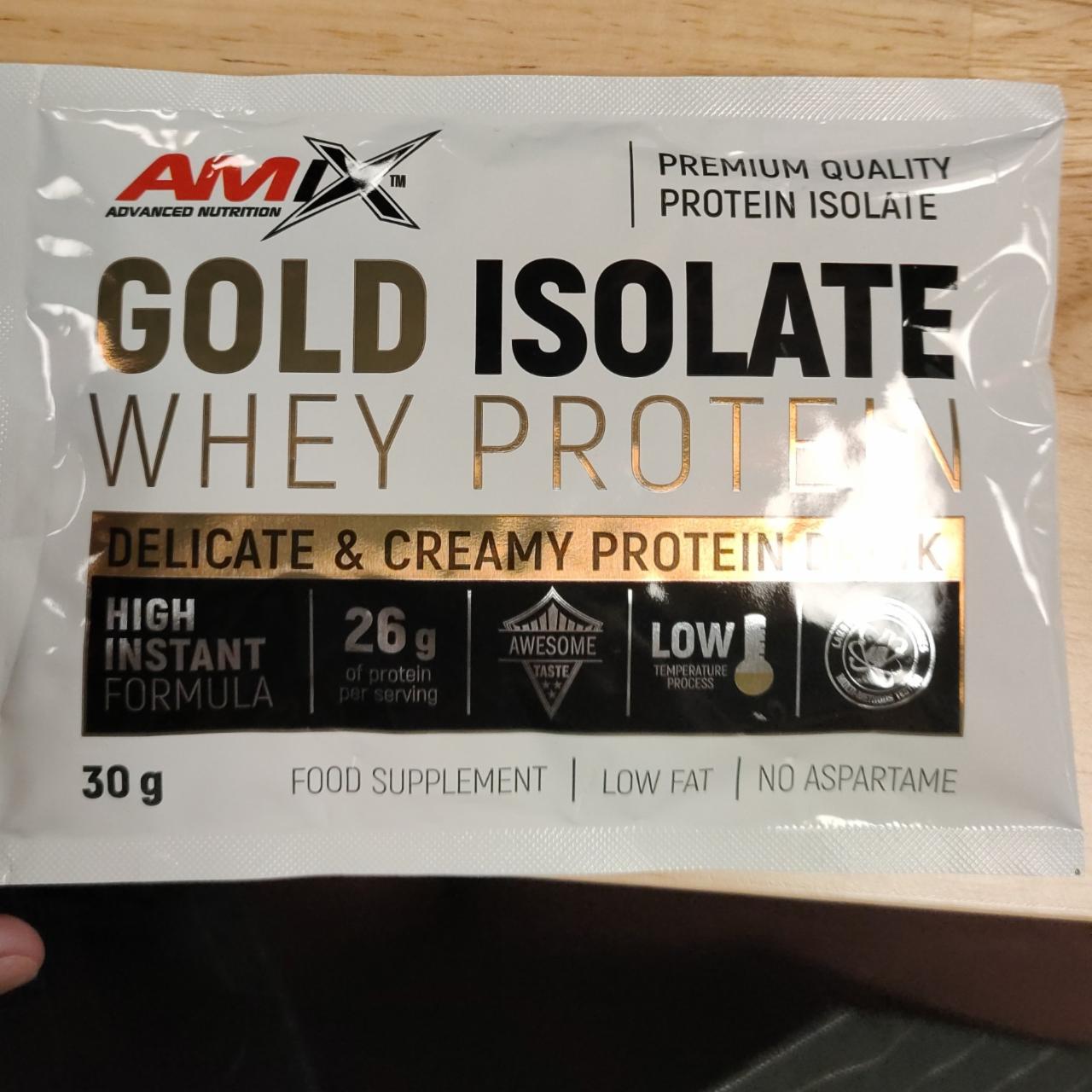 Фото - Gold Isolate whey protein Amix