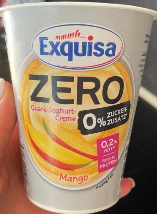 Фото - йогурт манго с протеином Zero Exquisa