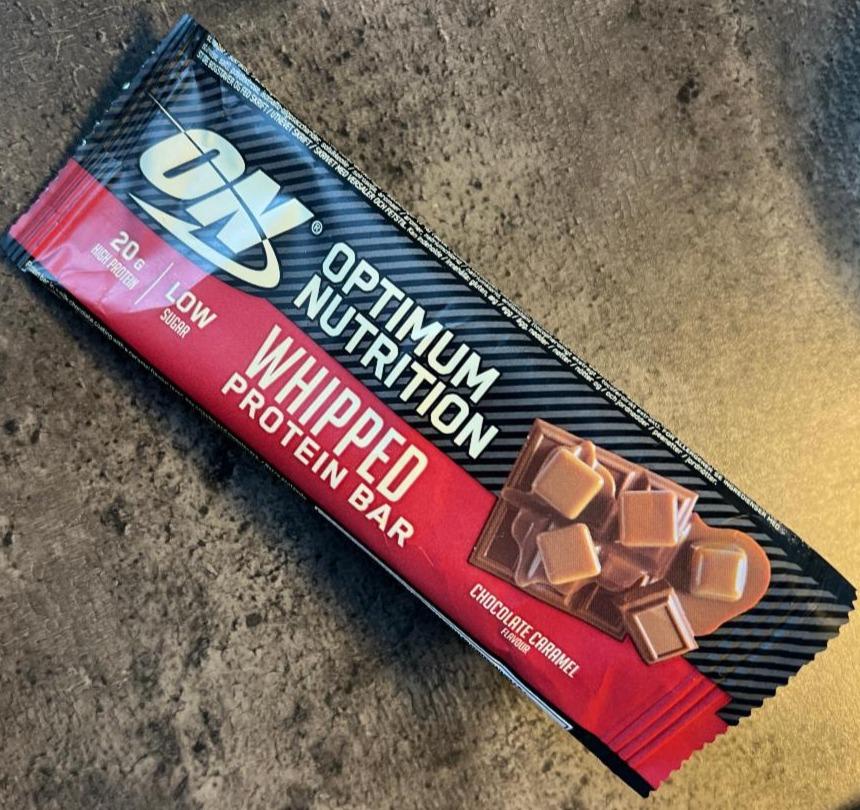Фото - Протеиновый батончик chocolate caramel Optimum nutrition