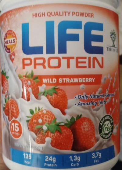 Фото - Протеин клубнчный Wild Strawberry TREE of LIFE