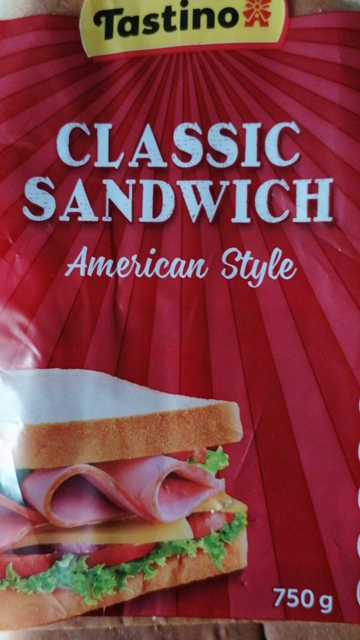 Фото - Хлеб белый Classic sandwich American Style Tastino