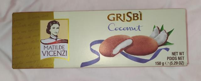 Фото - Печенье с начинкой из кокосового крема Grisbi coconut