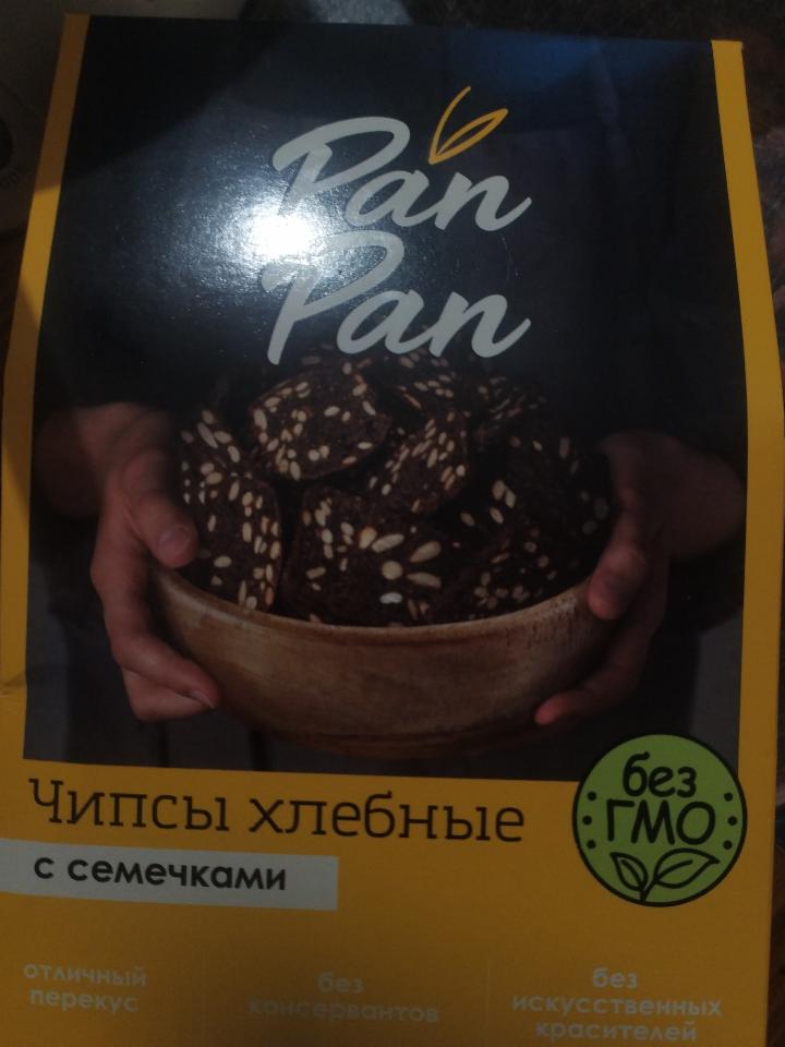 Фото - чипсы хлебные с семечками Pan Pan