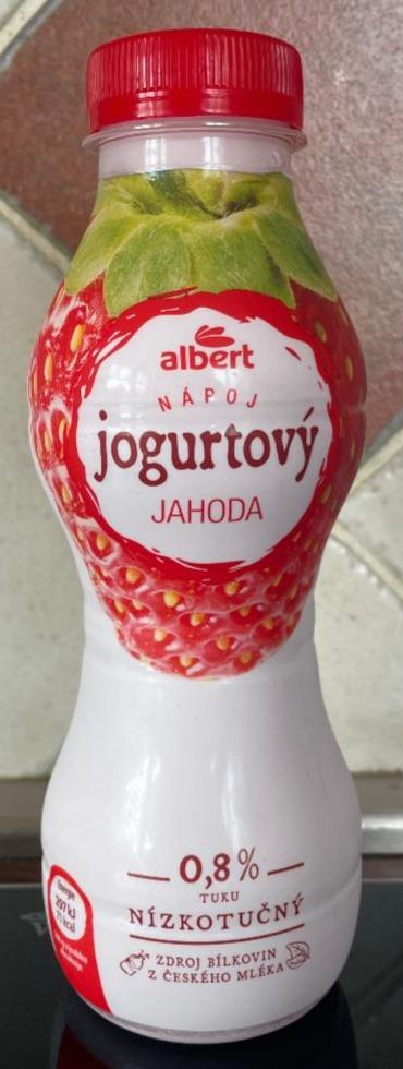Фото - Йогурт питьевой клубничный Albert
