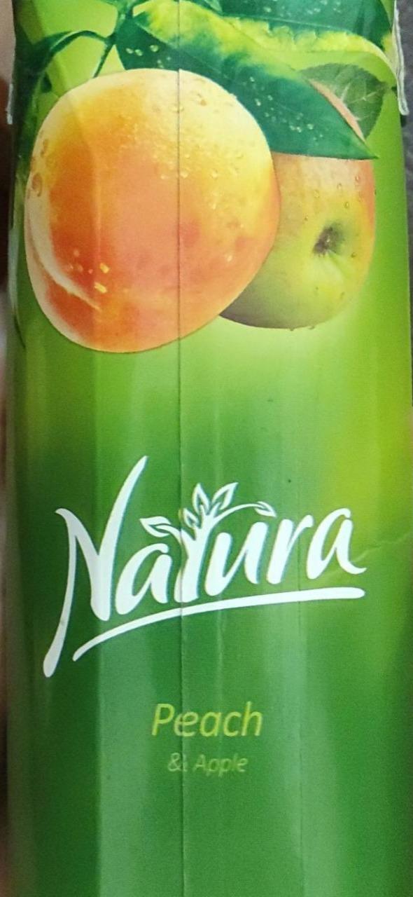 Фото - Сок персиково-яблочный Natura