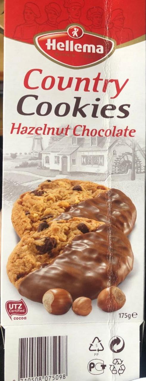 Фото - Печенье с кусочками лесного ореха и молочным шоколадом Hellema