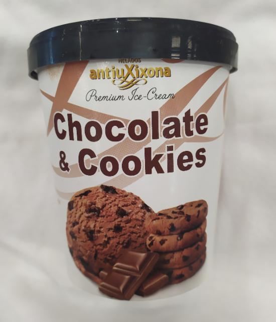 Фото - Мороженое Antiu Xixona шоколад печенье choco cookies