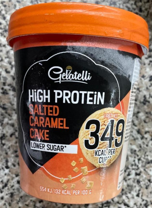 Фото - мороженое с высоким содержанием протеина со вкусом карамельного торта high protein salted caramel cake Gelatelli