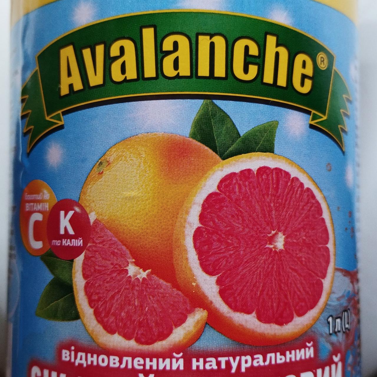 Фото - Грейпфрутовый сок Avalanche