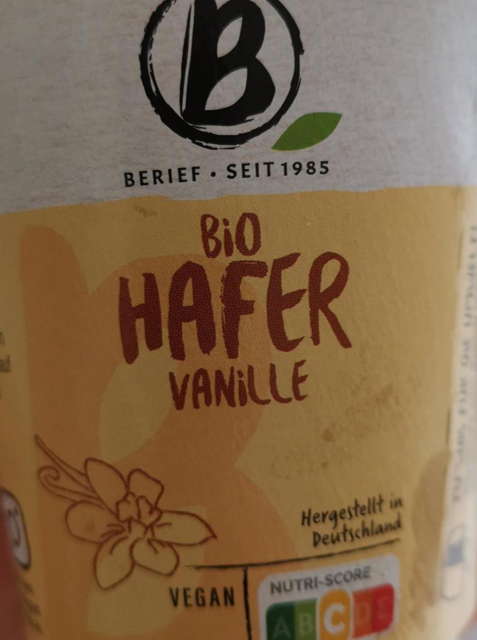 Фото - Йогурт растительный ванильный Vanille Bio Hafer Berief