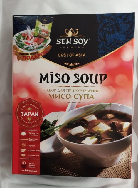 Фото - Мисо основа для супа Sen Soy, мисо-суп, miso soup