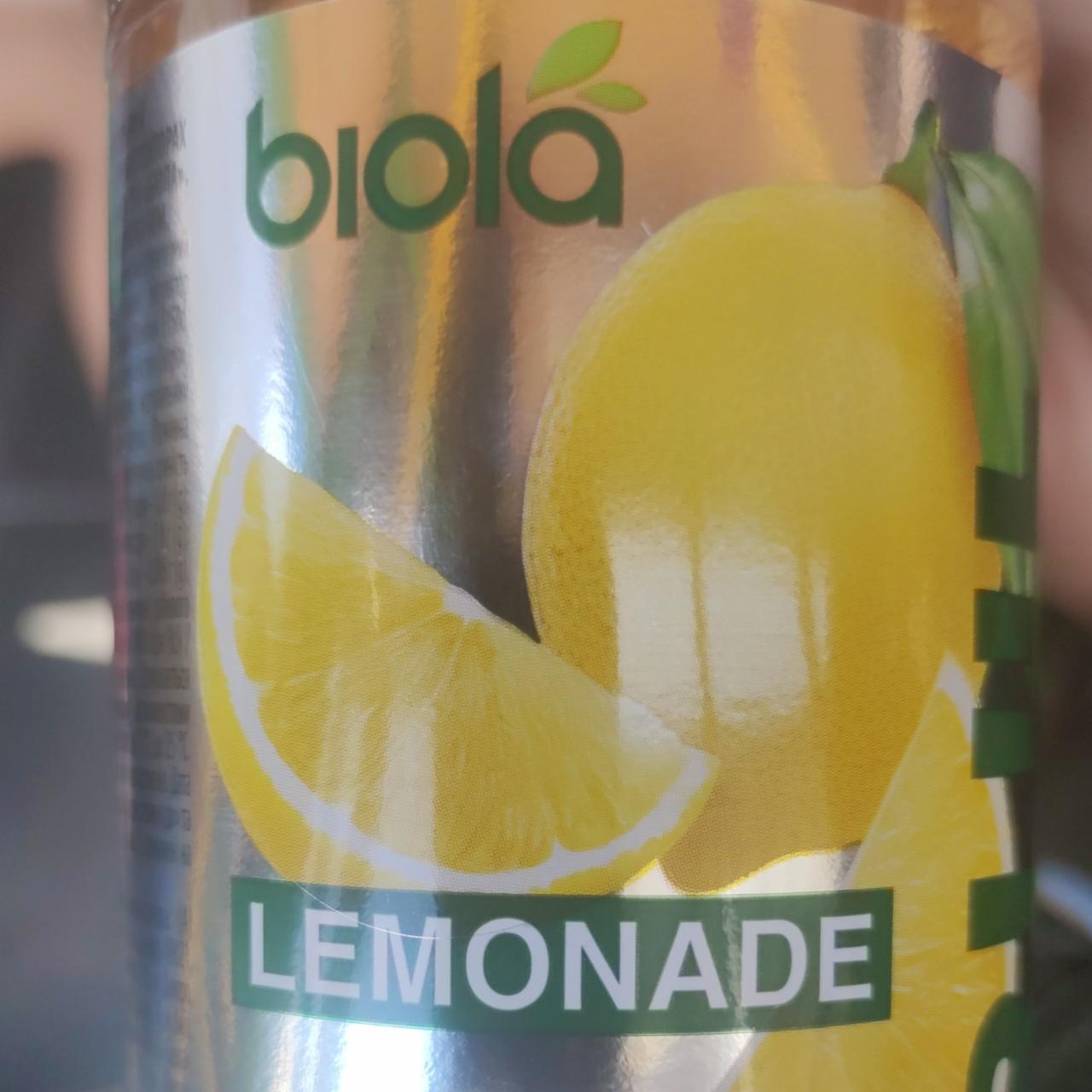 Фото - Напиток безалкогольный, сильногазированный Лимонад Lemonade Biola Биола