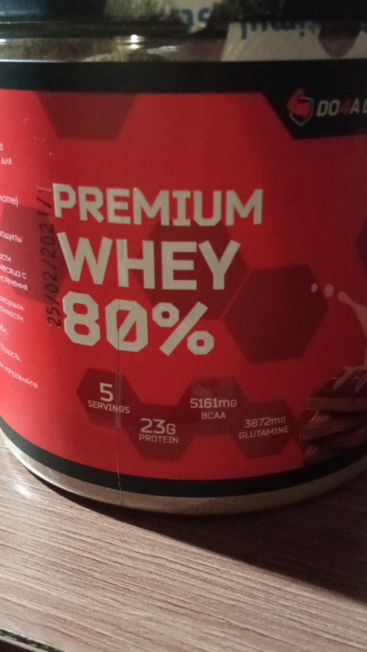 Фото - Протеин premium whey 80% шоколад Do4aLab