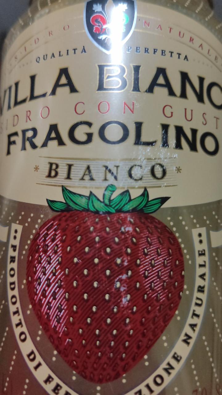 Фото - Сидр 8.5% газированный сладкий крепкий белый Fragolino Biancо Villa Bianca