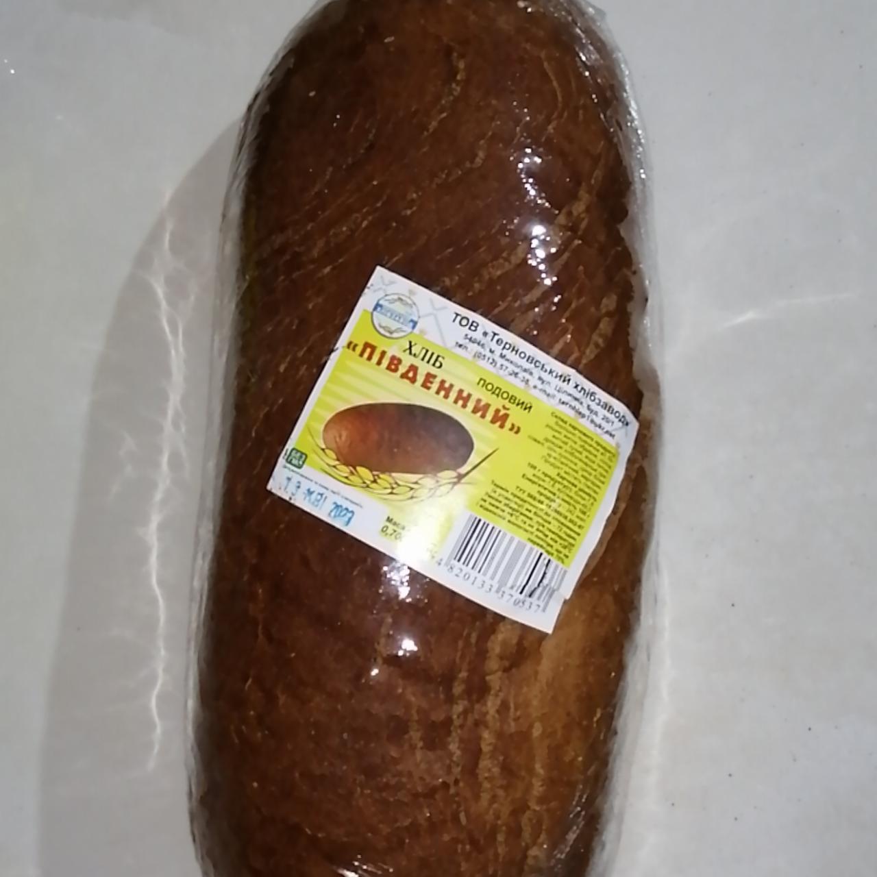 Фото - Хлеб подовый Південний Тернівський хлібозавод