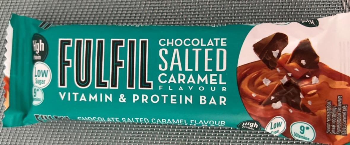 Фото - Батончик протеиновый с шоколадной соленой карамелью Vitamin & Protein Bar Chocolate Salted Caramel Fulfil