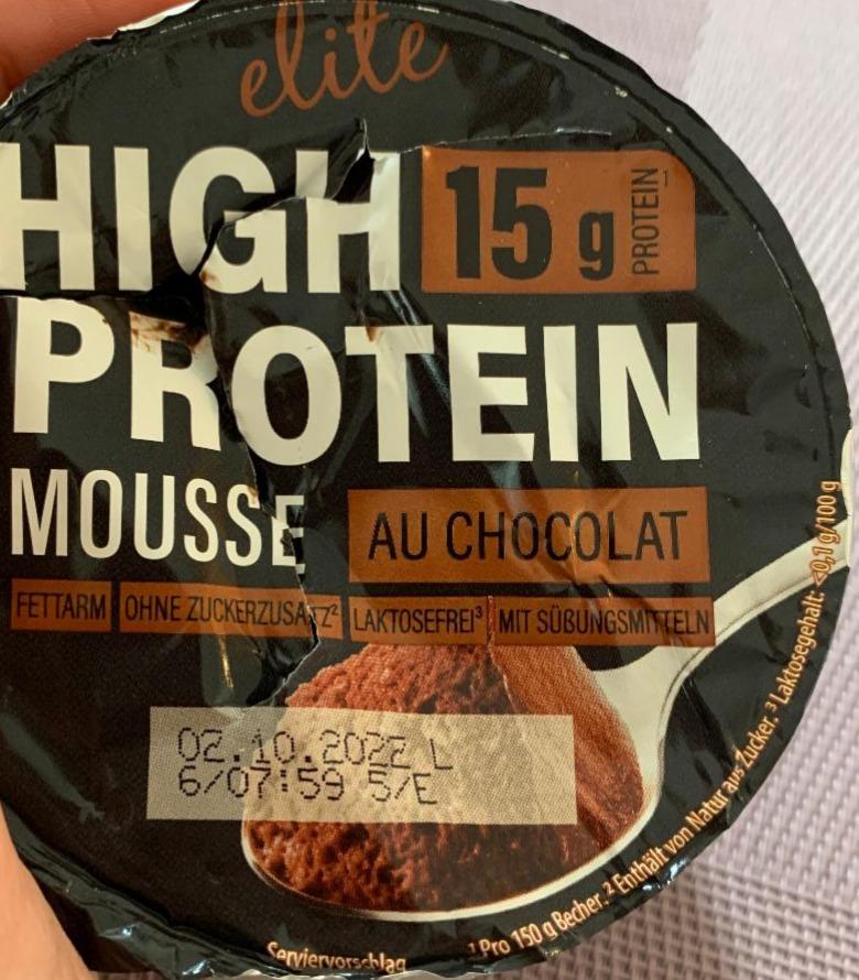 Фото - Мусс шоколад High Protein Mousse au Chocolat Elite