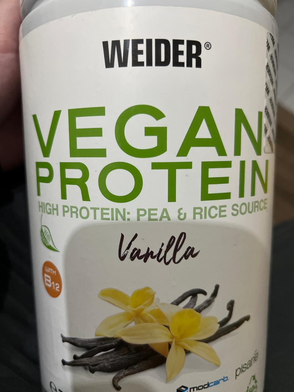 Фото - Vegan protein vanilla Weider