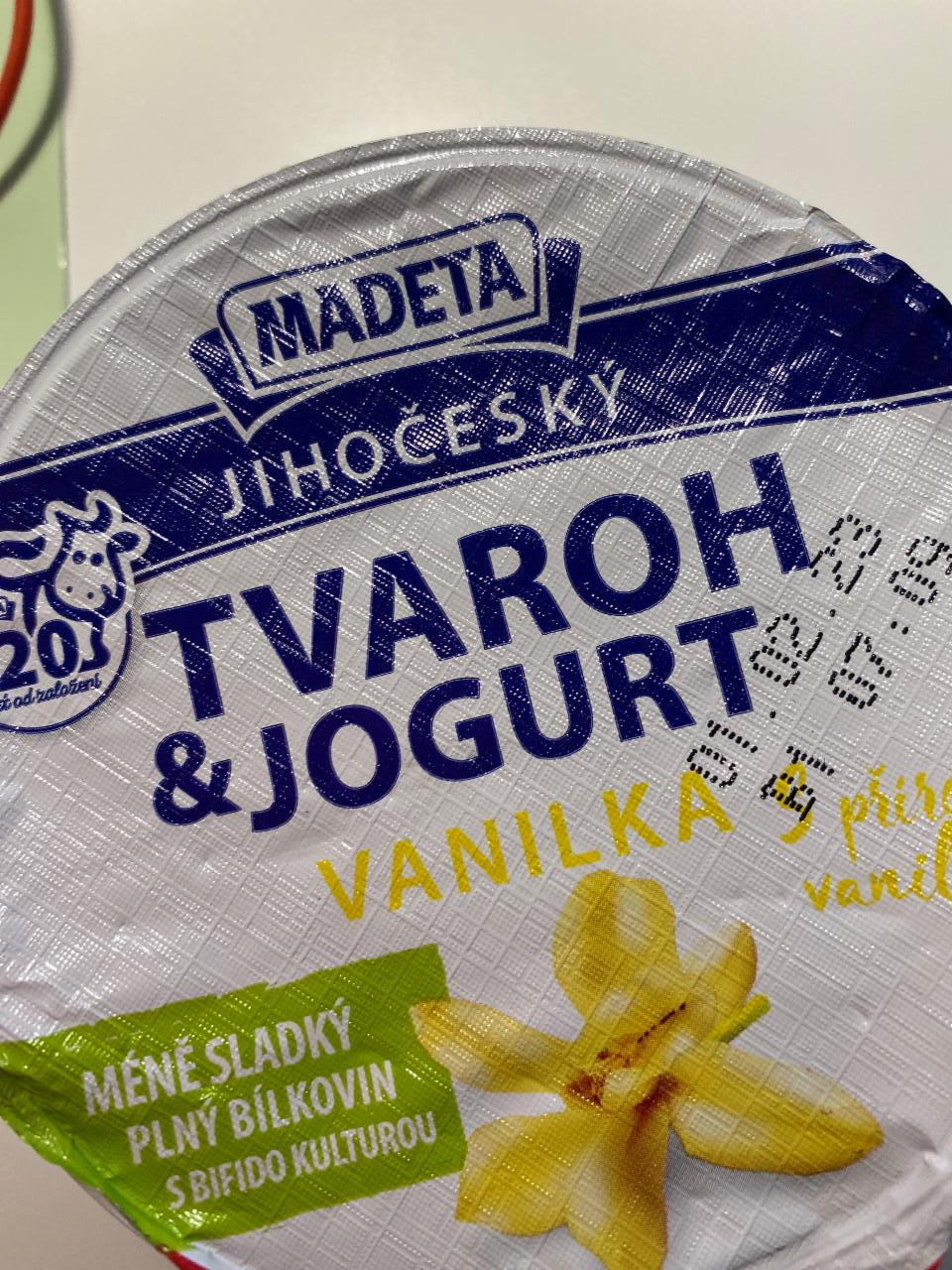 Фото - Tvaroh&Jogurt vanilka Madeta