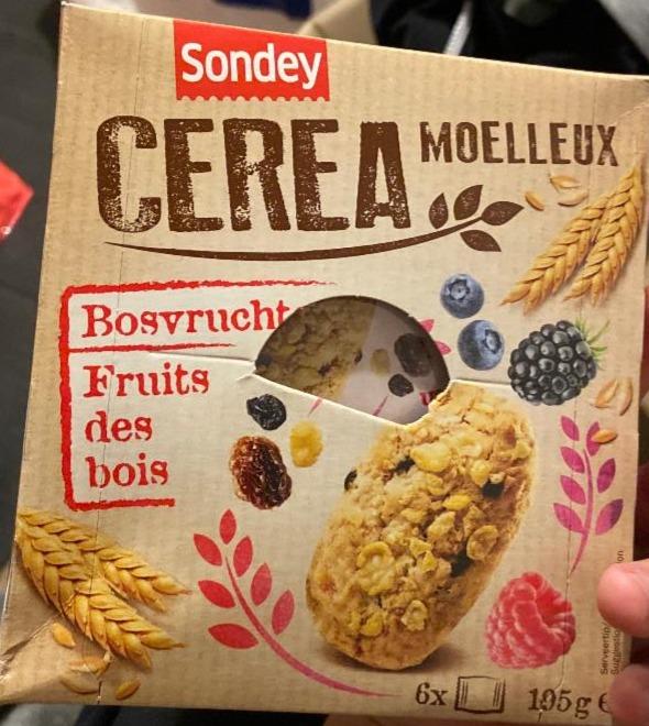 Фото - Печенье со злаками Cerea Moelleux Sondey