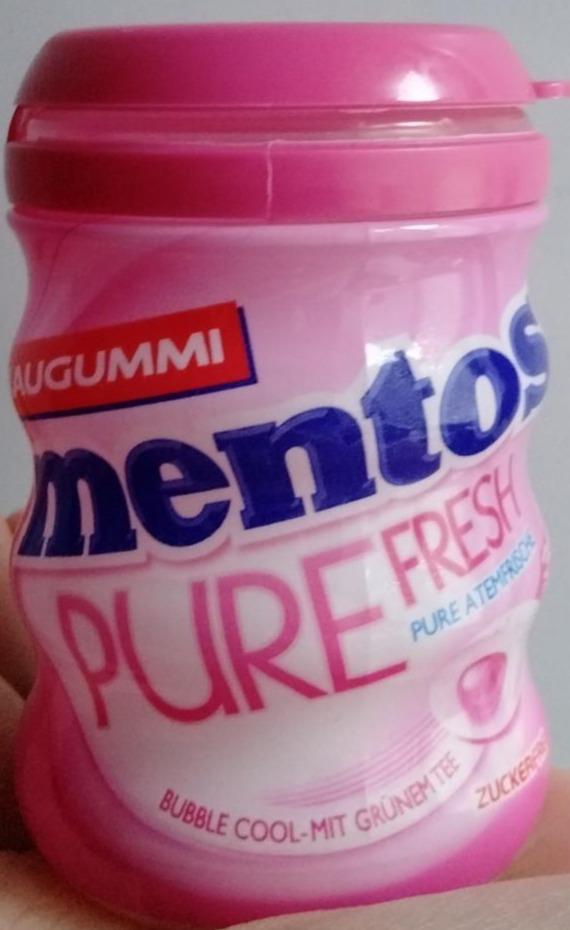 Фото - жевательная резинка розовая mentos pure fresh без сахара Mentos
