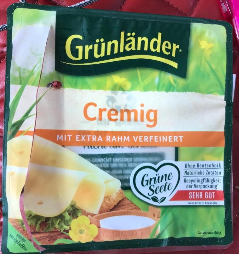 Фото - сыр твердый cremig Grünländer