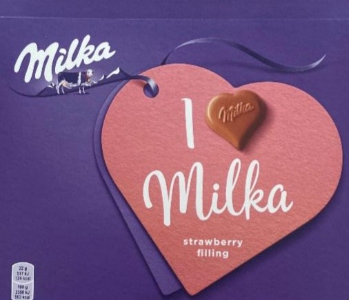 Фото - Цукерки из молочного шоколада с клубничной начинкой Milka