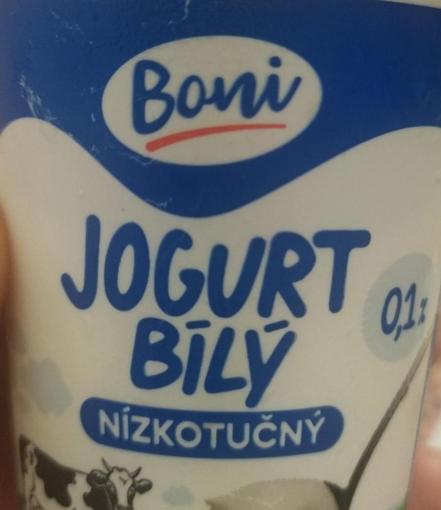 Фото - Йогурт белый нежирный Boni