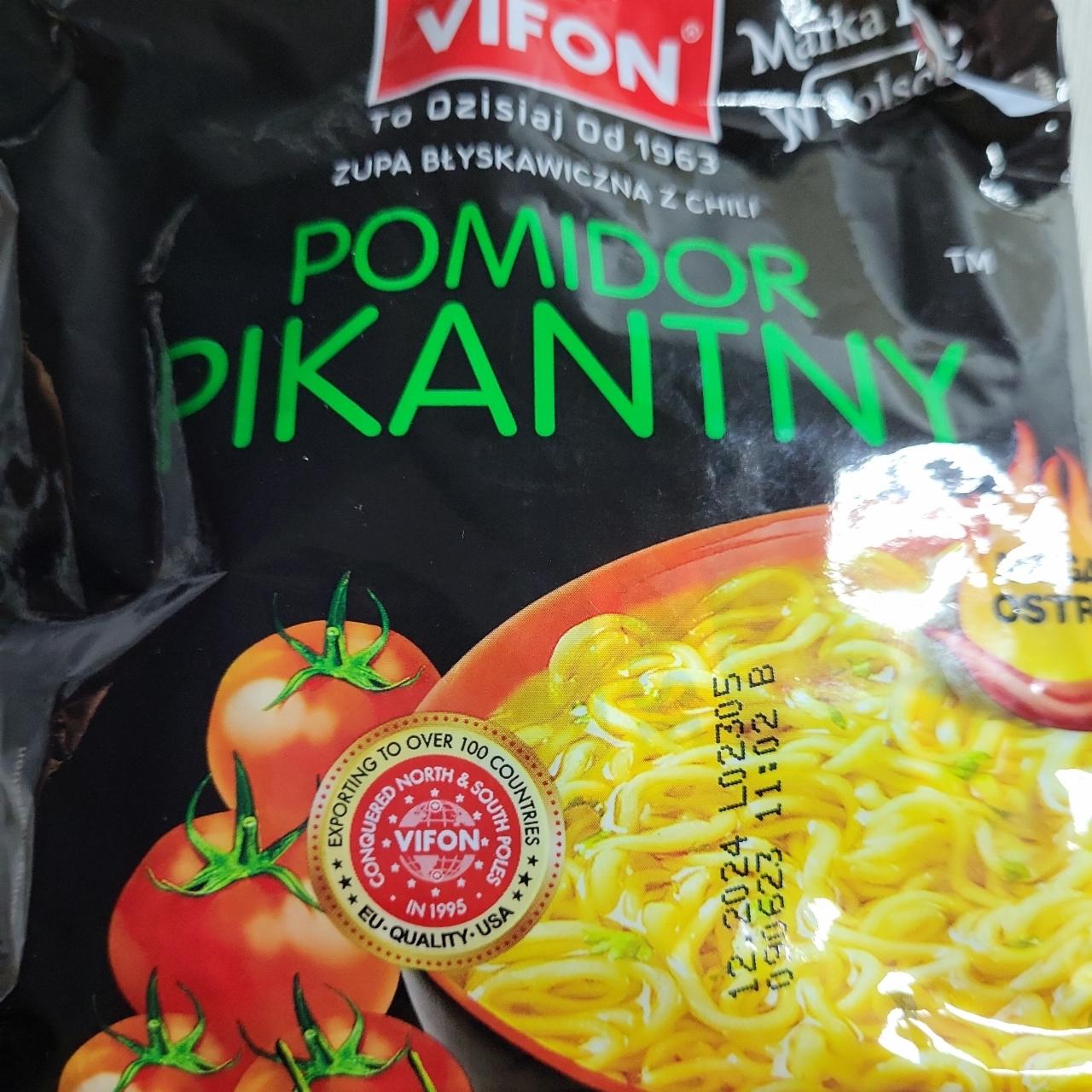 Фото - Вермишель быстрого приготовления Pomidor Pikantny Vifon