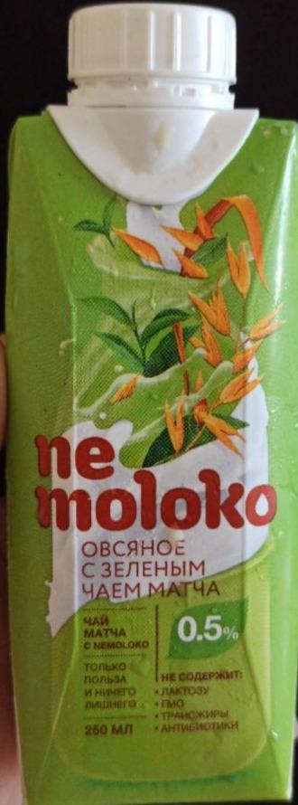Фото - напиток овсяный с зеленым чаем матча 0.5% Ne moloko