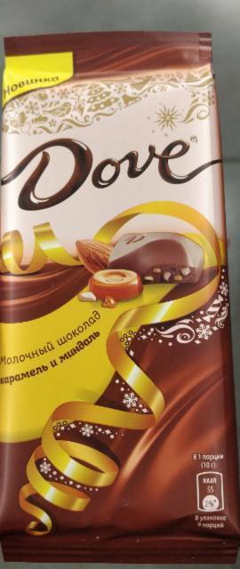Фото - Молочный шоколад 'Карамель и миндаль' Dove