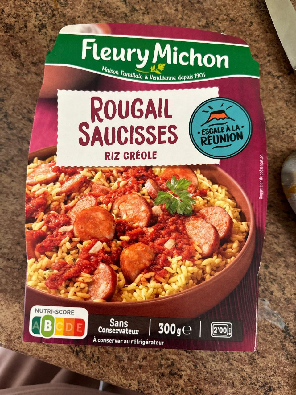 Фото - Rougail sausage with creole rice Fleury Michon