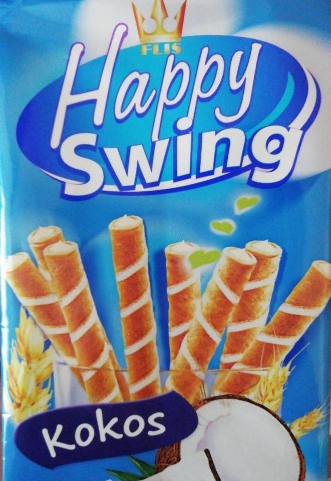 Фото - Вафельные трубочки с кокосом Happy Swing Flis