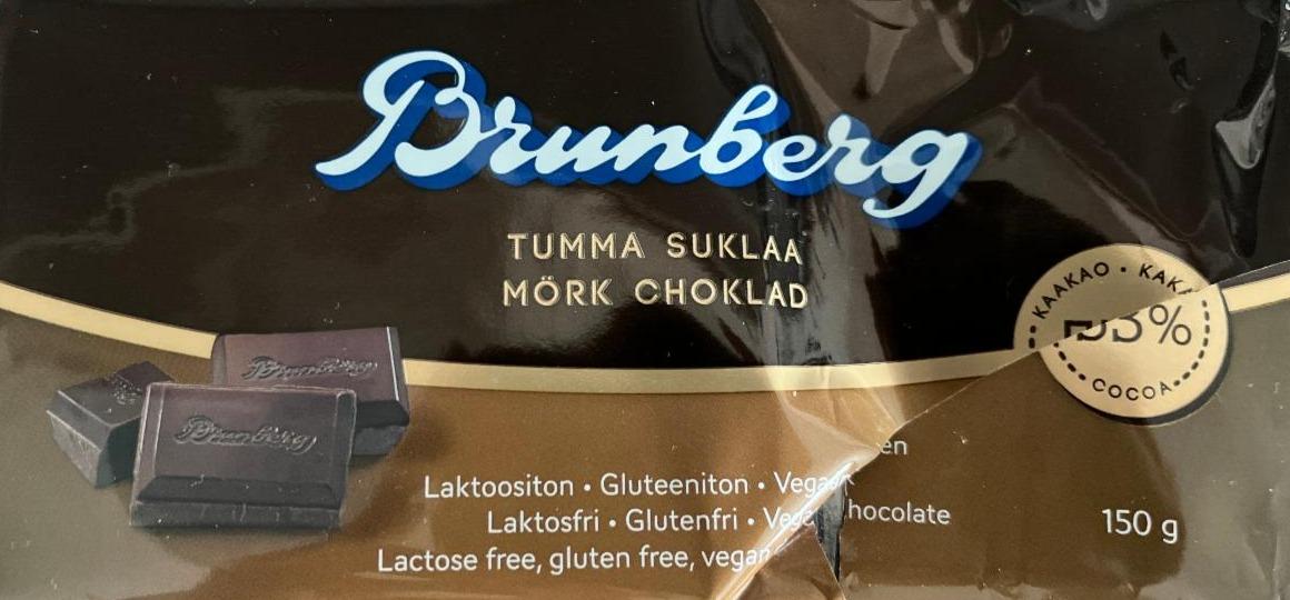 Фото - Темный шоколад tumma suklaa Brunberg