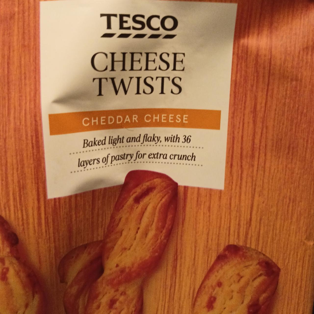 Фото - Хлебные палочки Cheese twists Cheddar Cheese Tesco