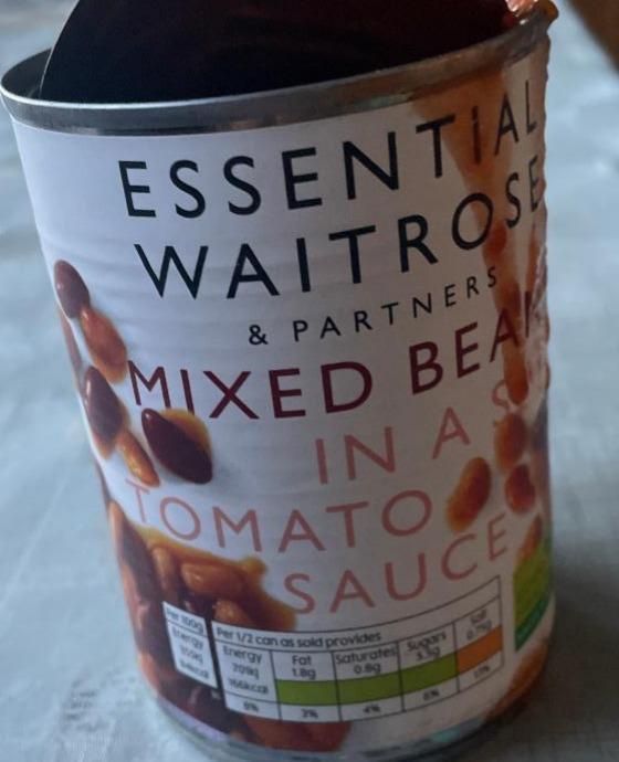 Фото - Mixed beans in a spicy tomato sauce Waitrose
