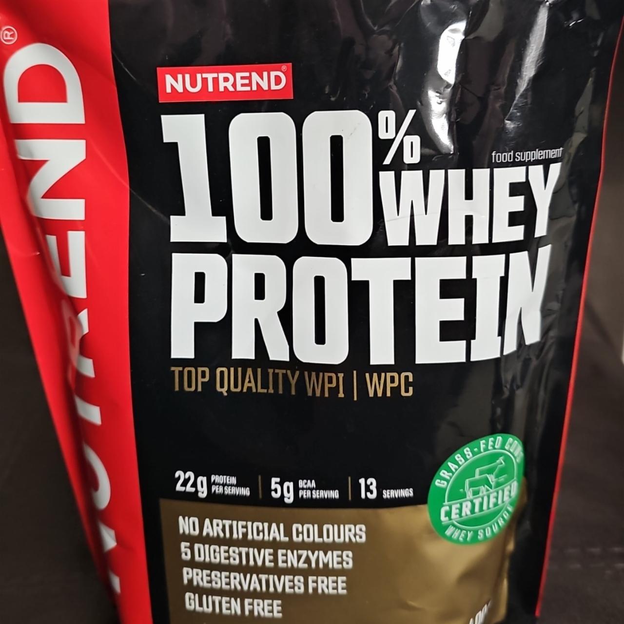 Фото - Whey Protein 100% chocolate cacao flavour Nutrend