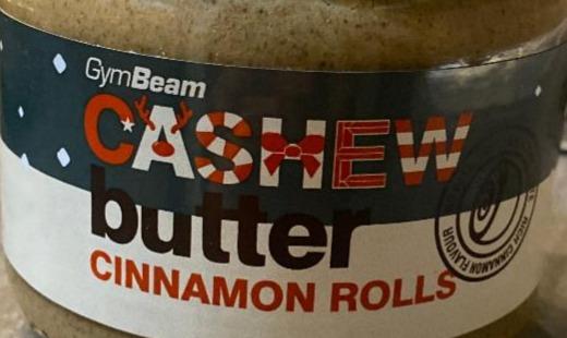 Фото - паста из орехов кешью со вкусом коричные булочки Gym Beam
