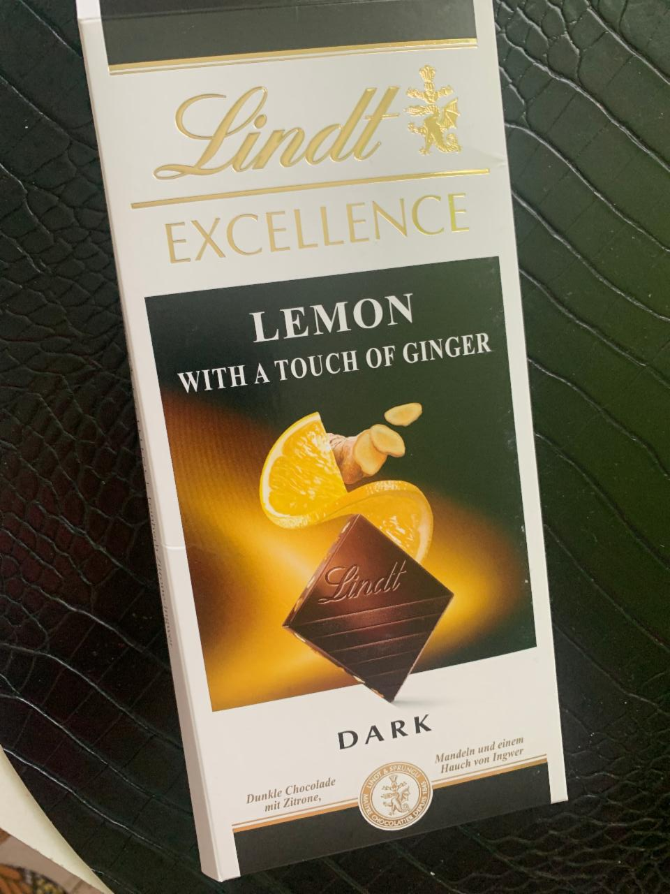 Фото - Шоколад темный с лимоном и имбирем Lindt