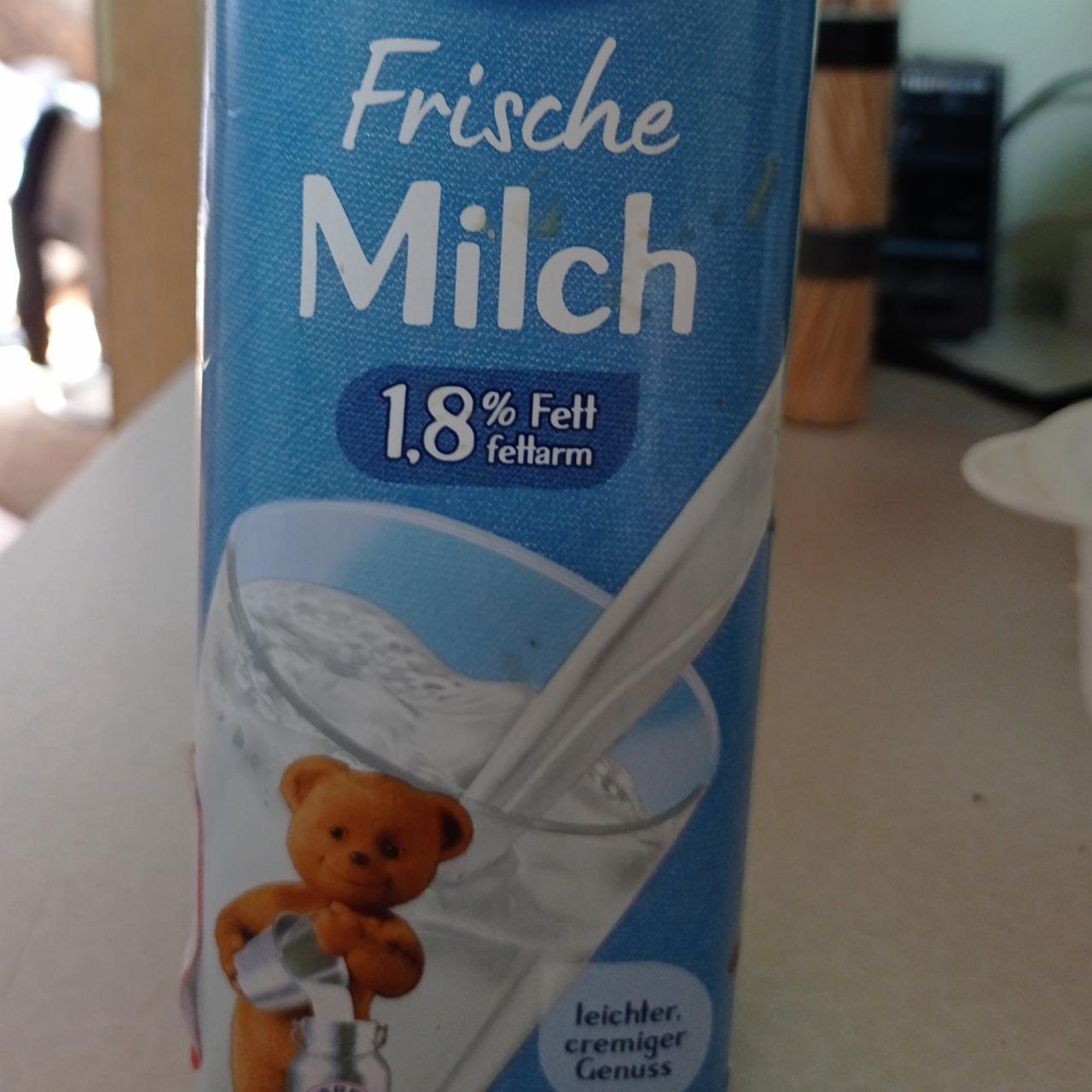 Фото - Молоко 1.8% Die frische Milch Bärenmarke