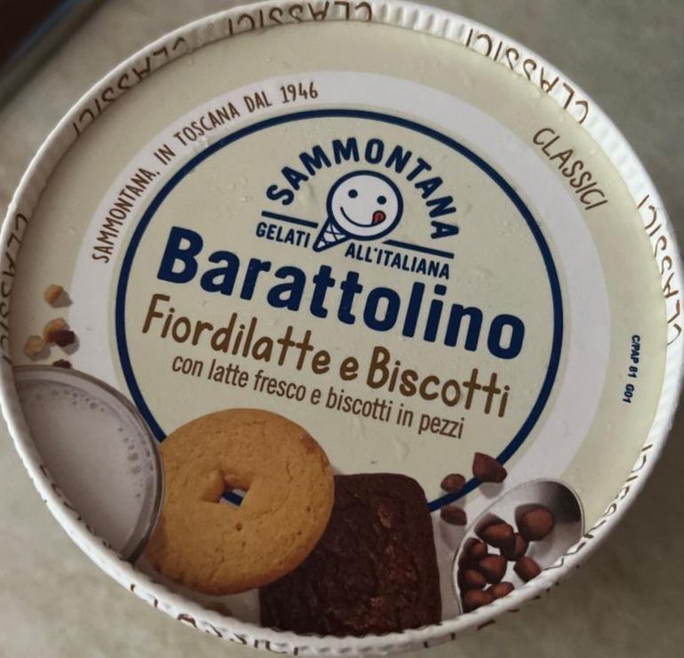 Фото - Мороженое con biscotti Barattolino Sammontana