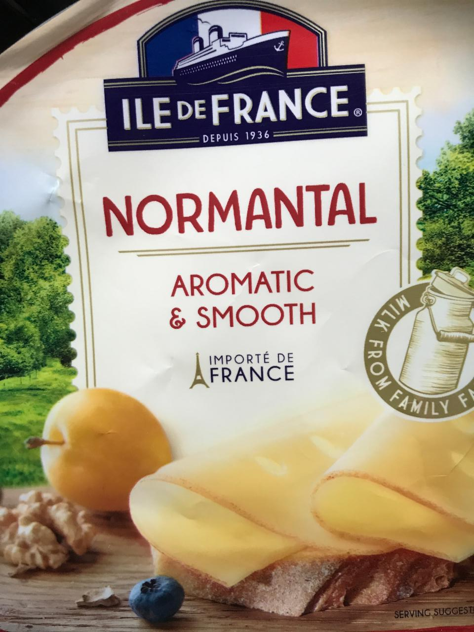 Фото - сыр полутвёрдый Норманталь Ile de France Іль де Франс