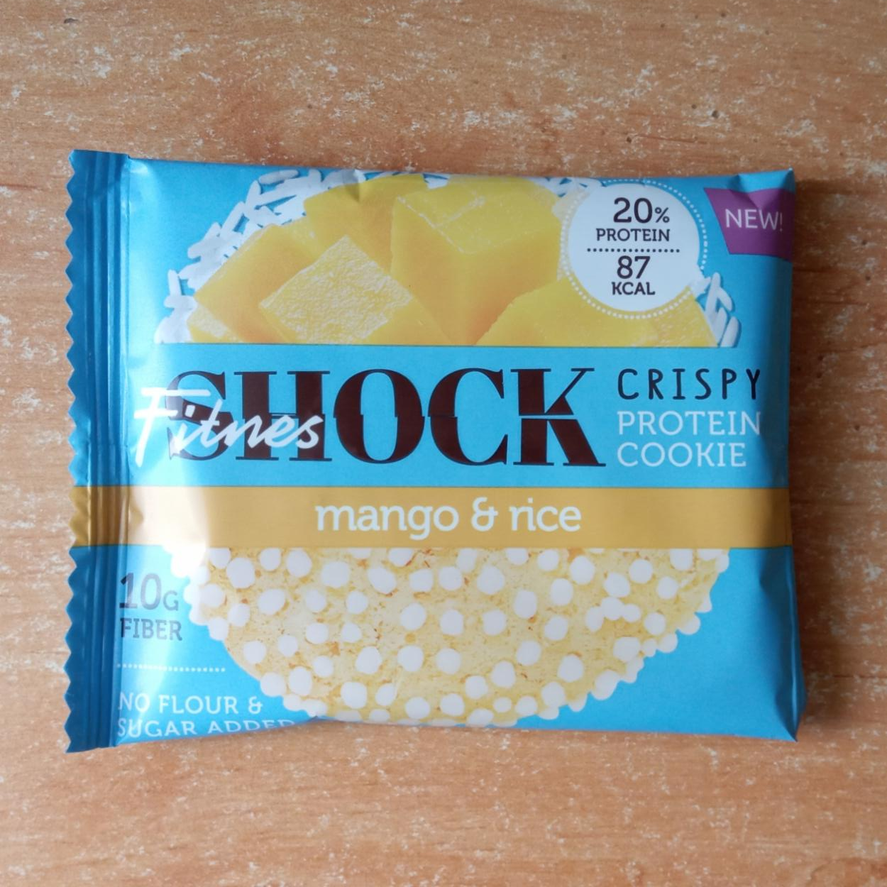 Фото - протеиновое печенье Shock protein cookie mango FitnesShock