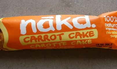 Фото - Батончик фруктово-ореховый морковный торт NAKD