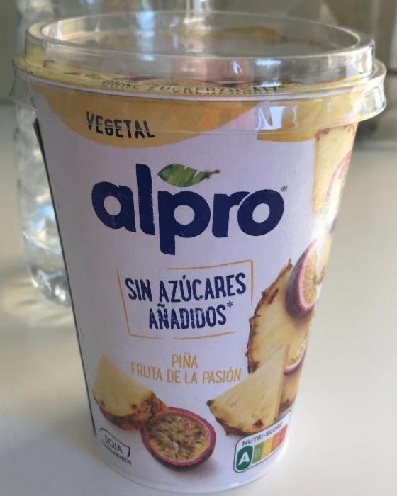 Фото - йогурт ананас-маракуйя Alpro