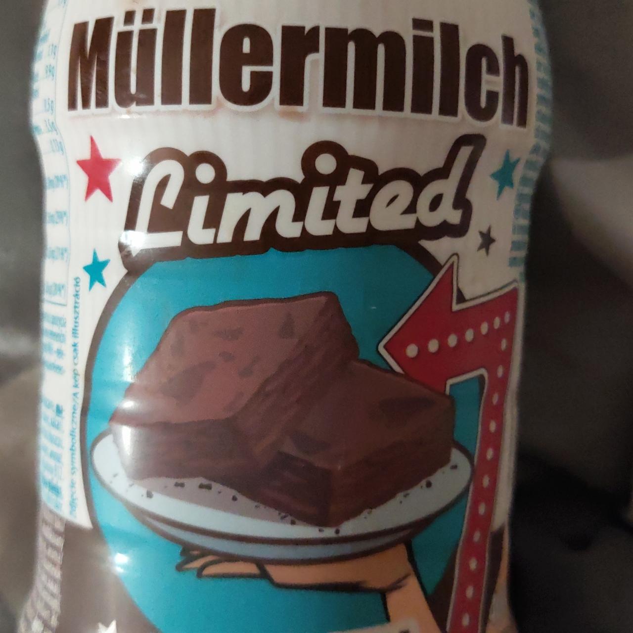 Фото - молоко со вкусом брауни американский стиль limited Mullermilch