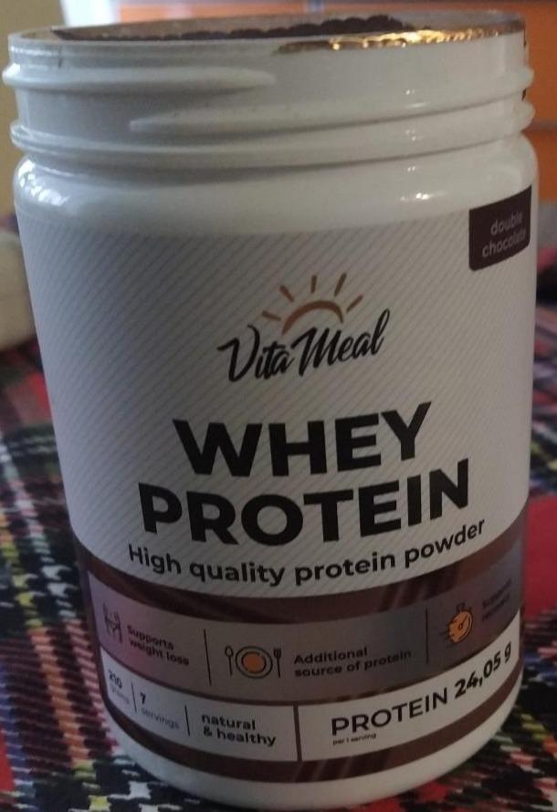 Фото - Протеин Whey Protein Двойной шоколад Vita Meal